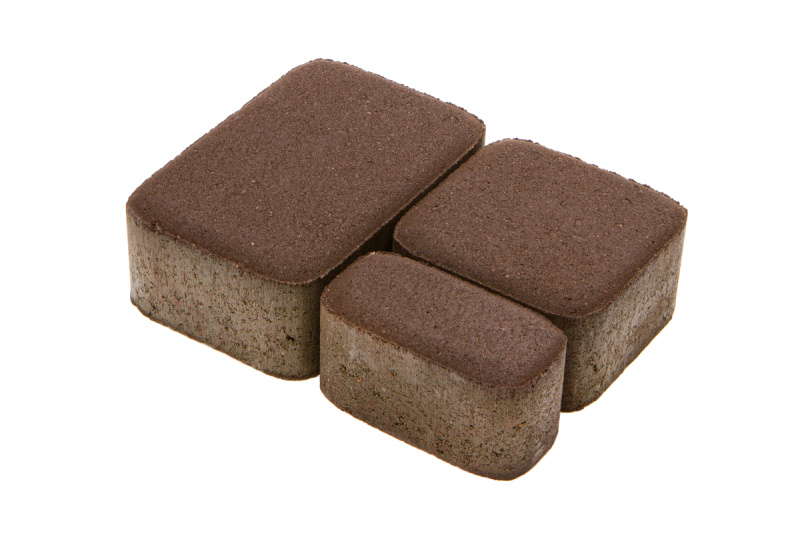 Б.1.Кл.6 Плитка тротуарная "Классико" 60 мм Стандарт коричневый