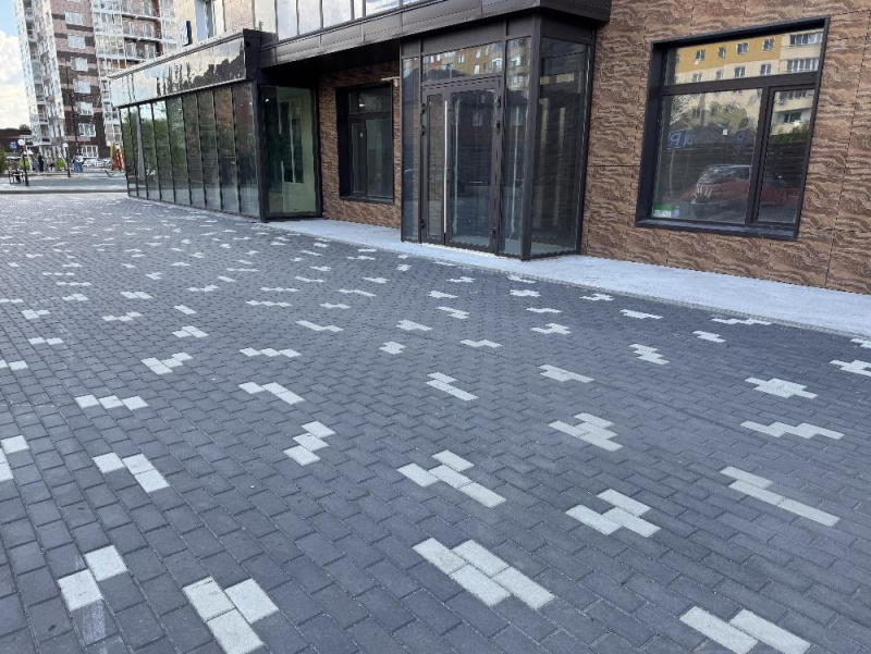 Б.1.П.6 Плитка тротуарная "Брусчатка" 200х100х60 Стандарт черный