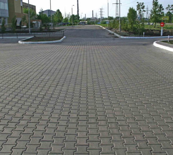 Б.1.Ф.6 Плитка тротуарная "Катушка" 200х163х60 Стандарт серый Б.1.Ф.6 Плитка тротуарная "Катушка" 200х163х60 Стандарт серый