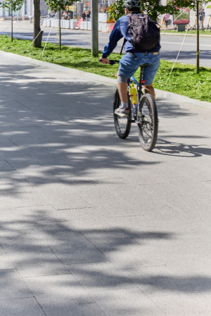 Б.2.П.6 Плита тротуарная "Прямоугольник" 600х300х60 Мрамор Белый с черным