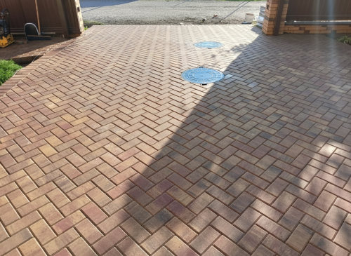 А.1.П.4 Плитка тротуарная "Брусчатка" 200х100х40 Колормикс Алтайский Марс