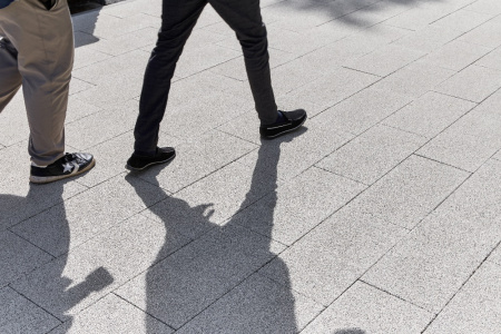 Б.2.П.6 Плита тротуарная "Прямоугольник" 600х300х60 Мрамор Белый с черным