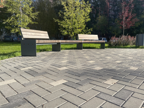 Б.1.П.6 Плитка тротуарная "Брусчатка" 200х100х60 Стандарт серый Б.1.П.6 Плитка тротуарная "Брусчатка" 200х100х60 Стандарт серый