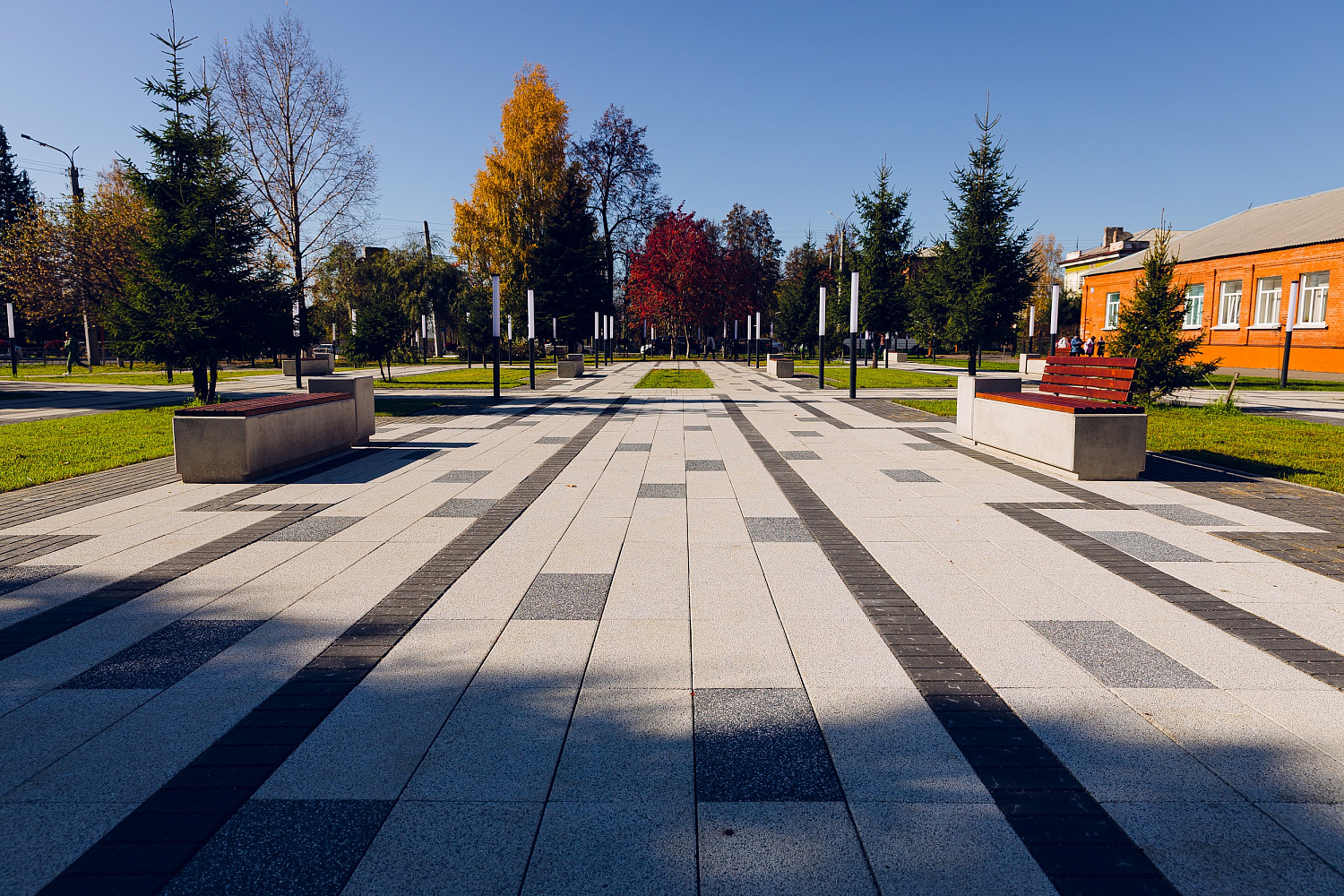 Сквер Памяти у часовни "Всех Скорбящих Радость", г. Ленинск-Кузнецкий