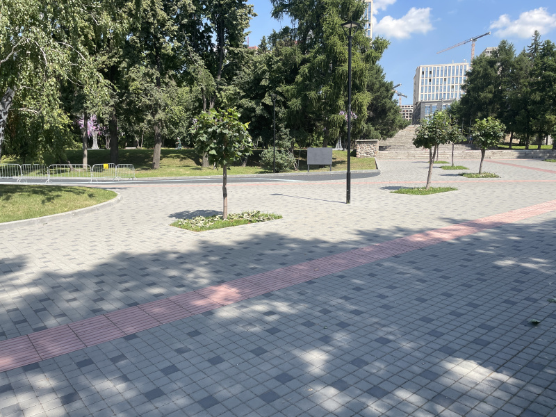 В.1.К.8 Плитка тротуарная "Квадрат" 100х100х80 Стандарт серый