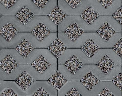 В.1.ГР.10 Газонная решетка "Меба" 600х400х100 Стандарт серый