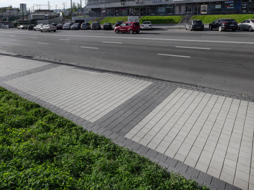 Б.3.К.6 Плитка тротуарная "Квадрат" 200х200х60 Стандарт черный