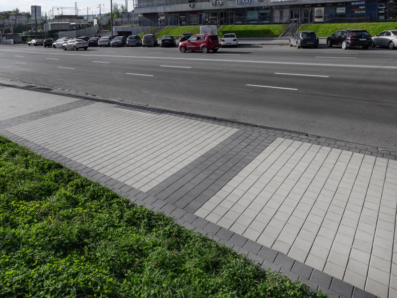 Б.3.К.6 Плитка тротуарная "Квадрат" 200х200х60 Стандарт черный