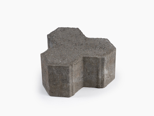 Г.3.Ф.10 Терминальный камень "Трилистник" 197х197х100 Стандарт серый