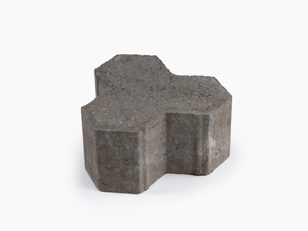 Г.3.Ф.10 Терминальный камень "Трилистник" 197х197х100 Стандарт серый Г.3.Ф.10 Терминальный камень "Трилистник" 197х197х100 Стандарт серый