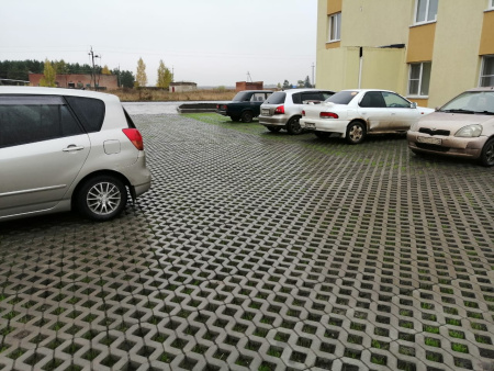 В.1.ГР.10 Газонная решетка "Меба" 600х400х100 Стандарт серый