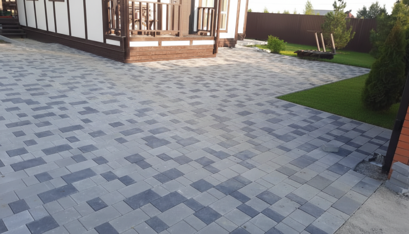 Б.1.Гм.6 Плитка тротуарная "Городской микс" 60 мм Стандарт серый