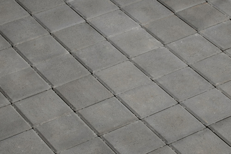 В.3.К.8 Плитка тротуарная "Квадрат" 200х200х80 Стандарт серый