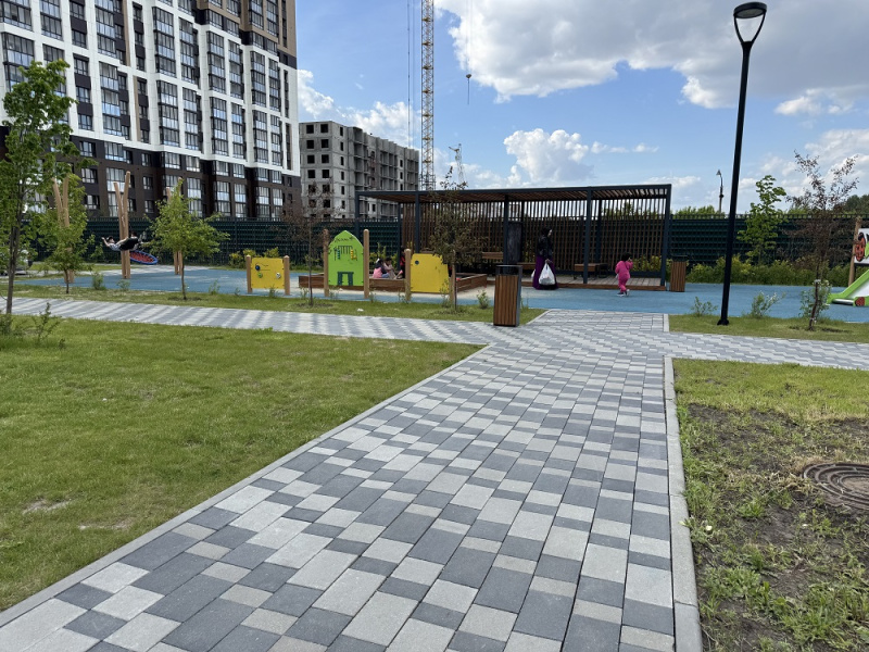 Б.1.Гм.6 Плитка тротуарная "Городской микс" 60 мм Стандарт черный