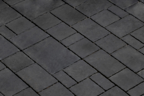 Б.1.РБ.6 Плитка тротуарная "Бавария" 60 мм Стандарт черный
