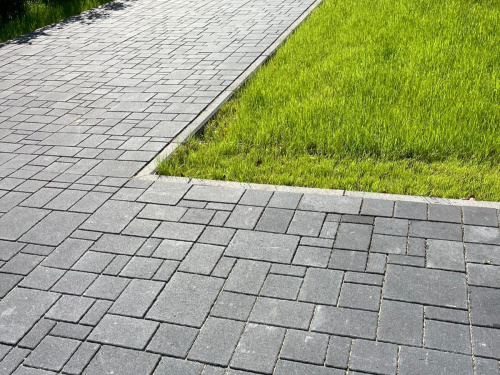 Б.1.РБ.6 Плитка тротуарная "Бавария" 60 мм Стандарт черный